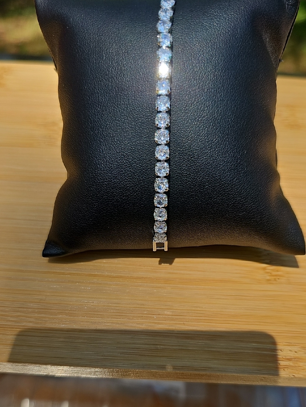 Sterling Silver Cubic Zirconia Tennis Bracelet - White
